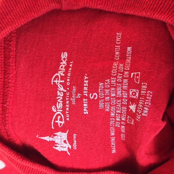 RETIRED Disney Spirit Jersey Red White Polka Dots Disneyland Minnie Mouse - Picture 5 of 5